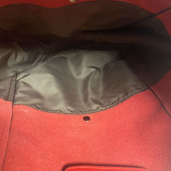 BOSTANTEN Women’s Leather Hobo Bucket Shoulder Bag Red 9X5X12 SEE DESCRIPTION - Picture 9 of 13